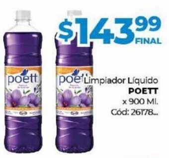Diarco Limipiador Líquido Poett oferta