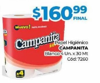 Diarco Papel Higiénico Campanita oferta