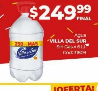 Diarco Agua Villa del Sur oferta