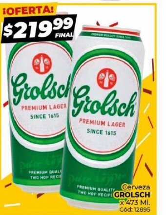 Diarco Cerveza Grolsch oferta