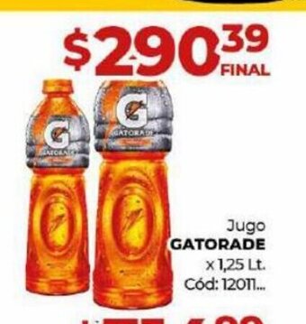 Diarco Jugo Gatorade oferta