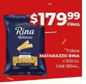Diarco Fideos matarazzo Rina oferta