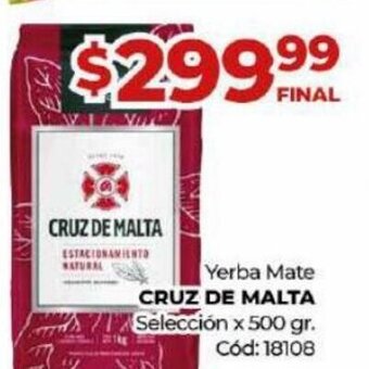 Diarco Yerba Mate Cruz De Malta oferta