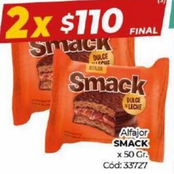 Diarco Alfajor Smack oferta