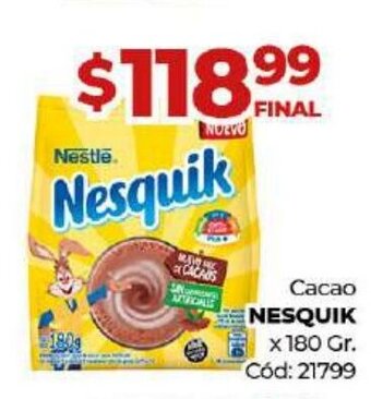 Diarco Cacao Nesquik x 180gr oferta