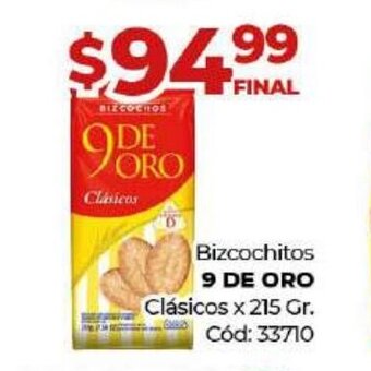 Diarco Bizcochitos 9 De Oro oferta