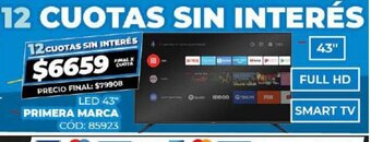Diarco LED 43" Primera Marca oferta