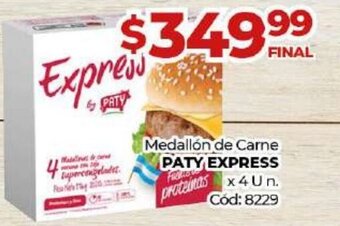 Diarco Medallón de Carne Paty Express oferta