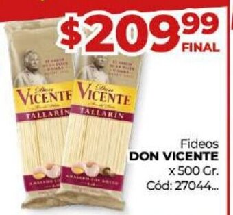 Diarco Fideos Don Vicente oferta