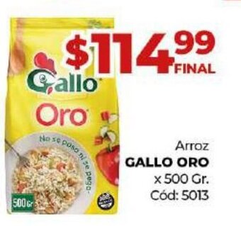 Diarco Arroz Gallo Oro oferta