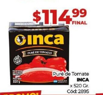 Diarco Puré De tomate Inca oferta