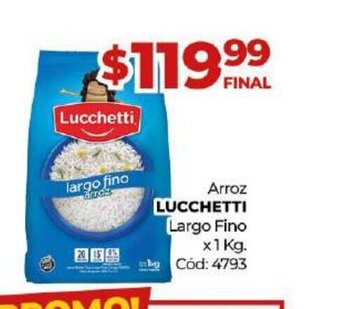 Diarco Arroz Lucchetti oferta
