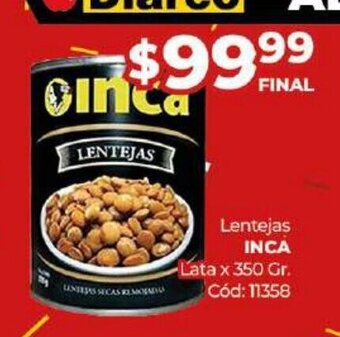 Diarco Lentejas Inca oferta
