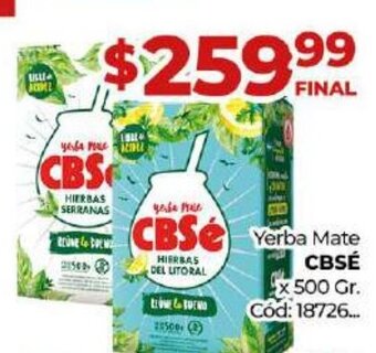 Diarco Yerba Mate CBSÉ oferta