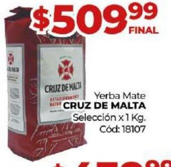 Diarco Yerba Mate Cruz De Malta oferta