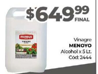Diarco Vinagre Menoyo oferta
