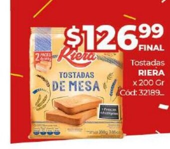 Diarco Tostadas Riera oferta