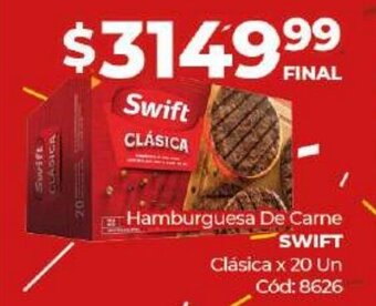 Diarco Hamburguesa de Carne Swift oferta