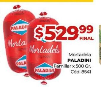 Diarco Mortadela Paladini oferta