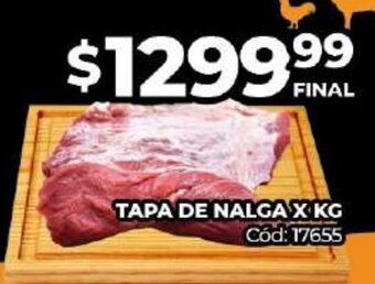 Diarco Tapa de Nalga x kg oferta