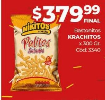 Diarco Bastonitos Krachitos oferta