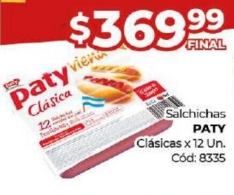 Diarco Salchichas Paty oferta
