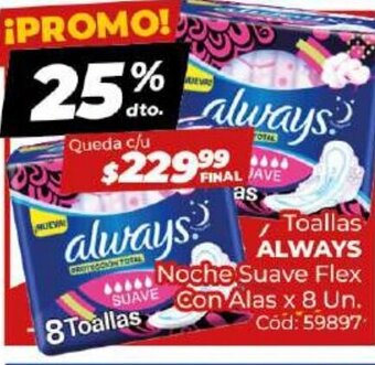 Diarco Toallas Always oferta