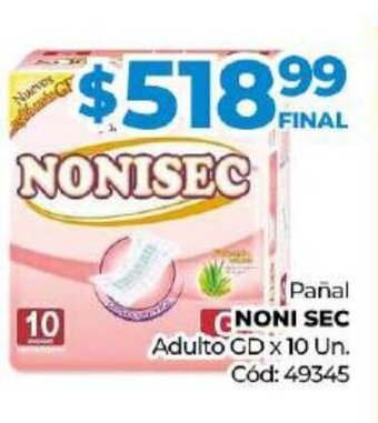 Diarco Pañal Noni Sec oferta