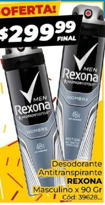 Diarco Desodorante Antitranspirante Rexona oferta