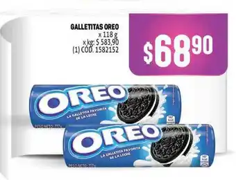 Makro Galletitas Oreo x 118g oferta