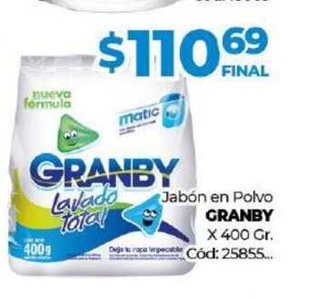 Diarco Jabón en Polvo Granby oferta