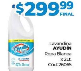 Diarco Lavandina Ayudín Ropa Blanca x 2Lt oferta
