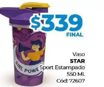 Diarco Vaso Star Sport Estampado oferta
