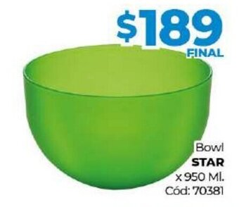 Diarco Bowl Star oferta