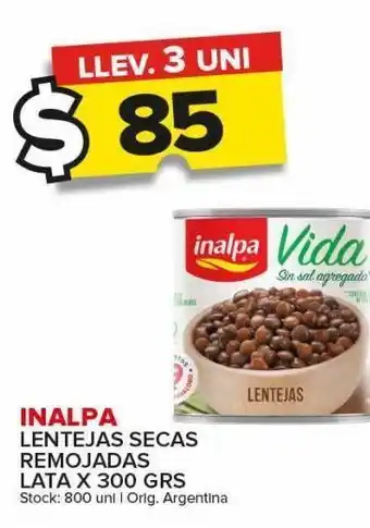 Carrefour Maxi Lentejas secas inalpa x 300g oferta