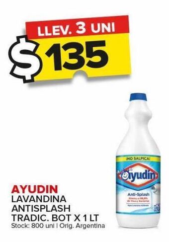 Carrefour Maxi Lavandina ayudin x 1l oferta