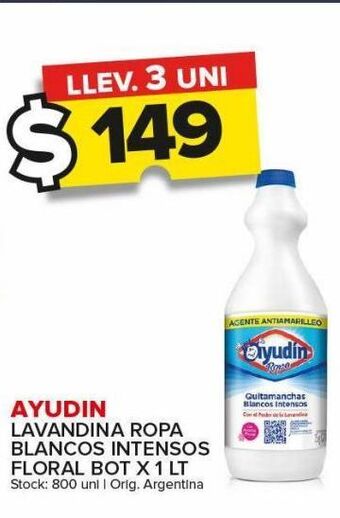 Carrefour Maxi Lavandina ayudin x 1l oferta