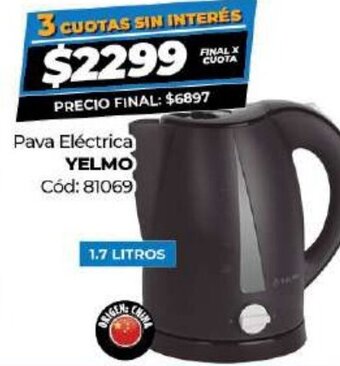 Diarco Pava Eléctrica Yelmo oferta