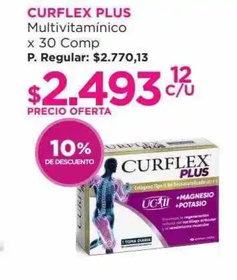 Punto de Salud Curflex plus multivitamínico 10% de descuento oferta