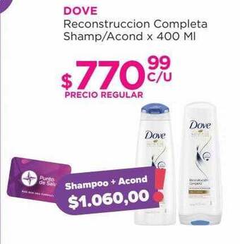 Punto de Salud Dove reconstruccion completa shamp acond oferta