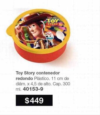 Avon Toy story contenedor redondo oferta