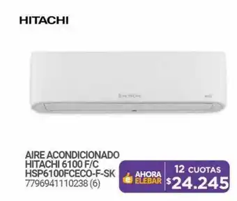 Punto Blu Aire acondicionado hitachi 6100 f c hsp6100fceco-f-sk oferta
