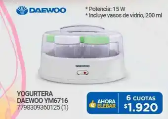 Punto Blu Yogurtera daewoo ym6716 oferta