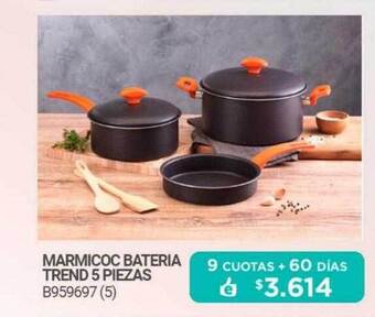 Punto Blu Marmicoc bateria trend 5 piezas oferta