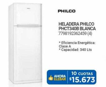 Punto Blu Heladera philco phct340b blanca oferta