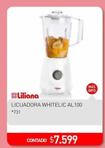 La Anonima Liliana licuadora whitelic al 100 oferta