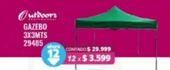 Petenatti Hogar Outdoor gazebo 3x3mts oferta