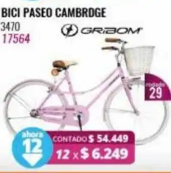 Petenatti Hogar Bici paseo cambrdge griaom oferta