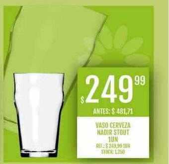 Supermercados Todo Vaso cerveza nadir stout oferta