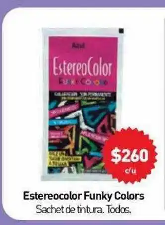 Anika Shop Estreocolor funky colors sachet de tintura oferta